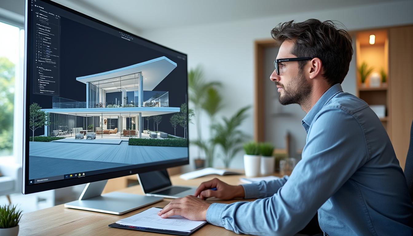 découvrez notre logiciel de plan de maison 3d qui vous permet de concrétiser vos idées en une réalité virtuelle immersive. créez facilement des espaces personnalisés et visualisez vos projets d'aménagement intérieur avant leur réalisation.
