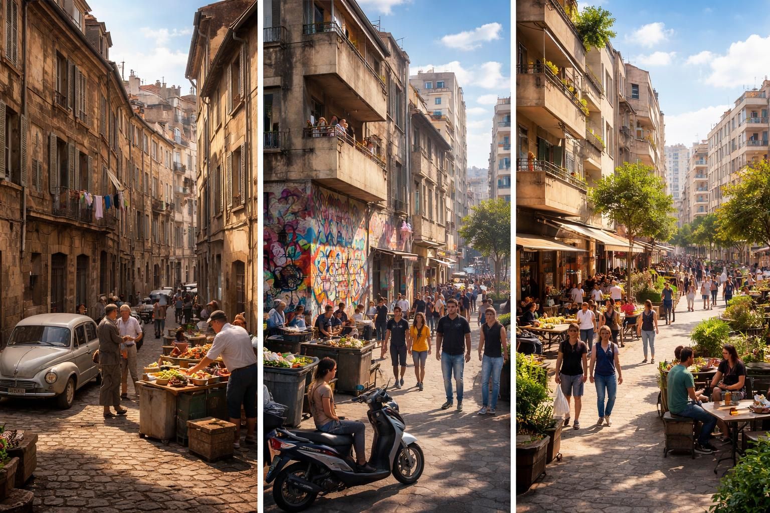 découvrez l'évolution du quartier le plus animé de marseille au fil des années, entre transformations urbaines, changements sociaux et dynamisme culturel.