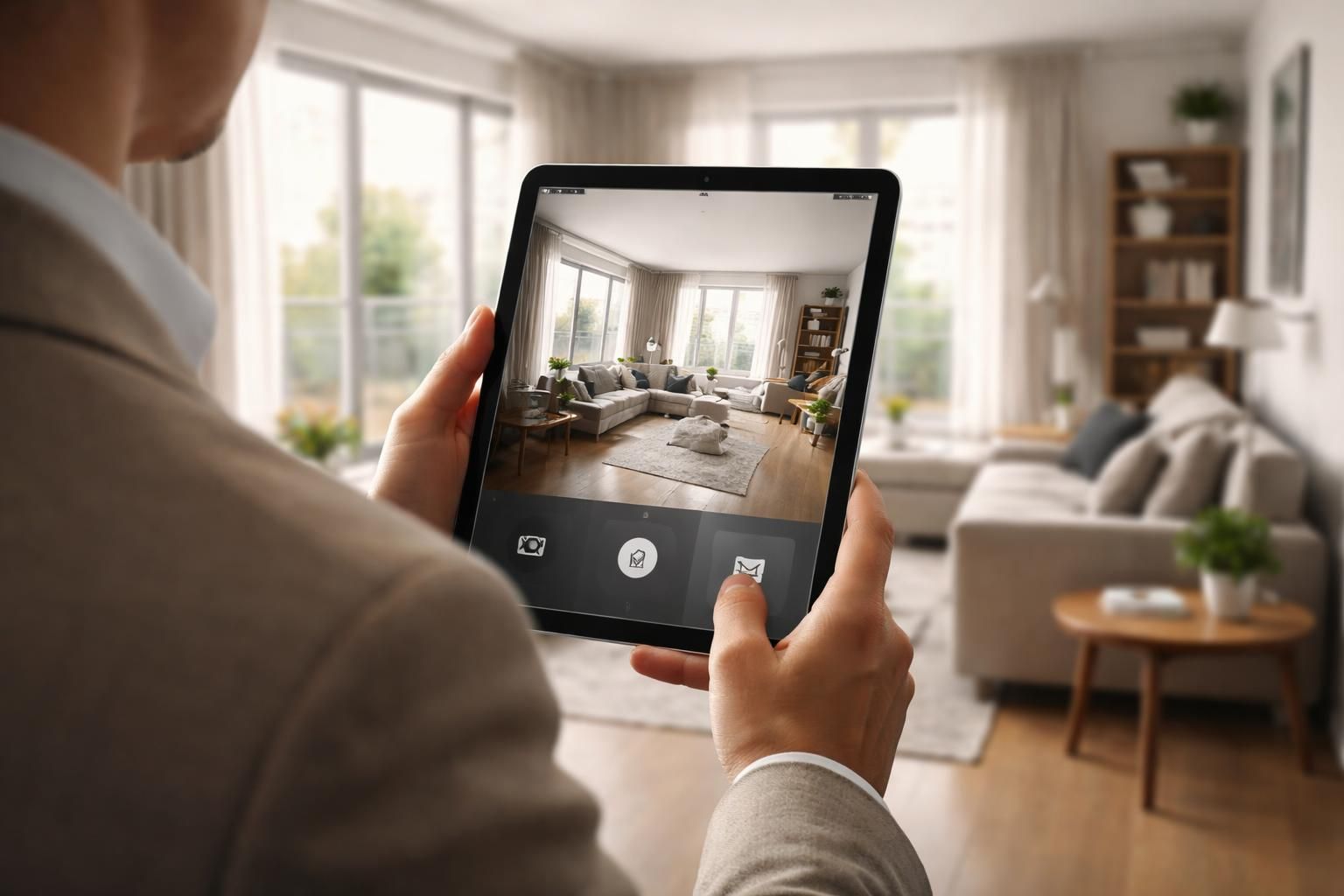 avec l’ipad, réalisez facilement l’état des lieux grâce à la prise de photos, la signature électronique et l’édition d’un rapport complet.