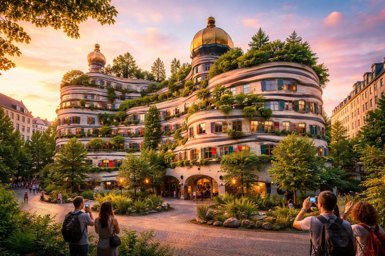 découvrez pourquoi l'immeuble waldspirale est devenu une attraction incontournable du tourisme en allemagne grâce à son architecture unique et son ambiance artistique.