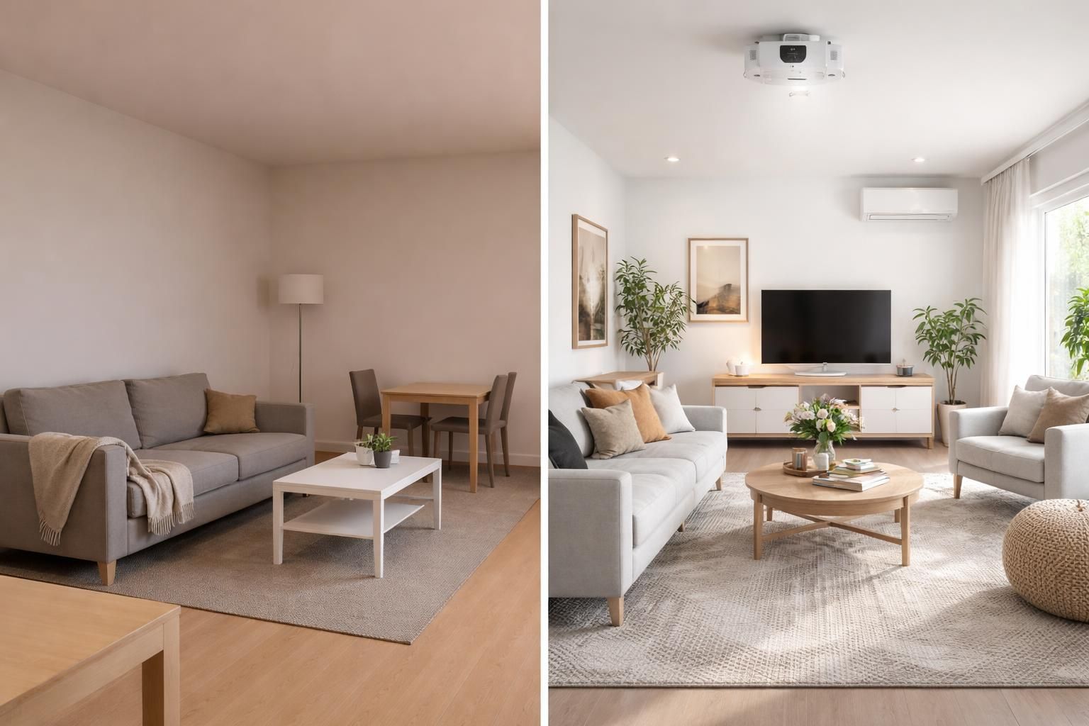découvrez comment le vidéoprojecteur epson transforme vos projets de home staging avec des images avant/après ultra nettes pour sublimer chaque espace.