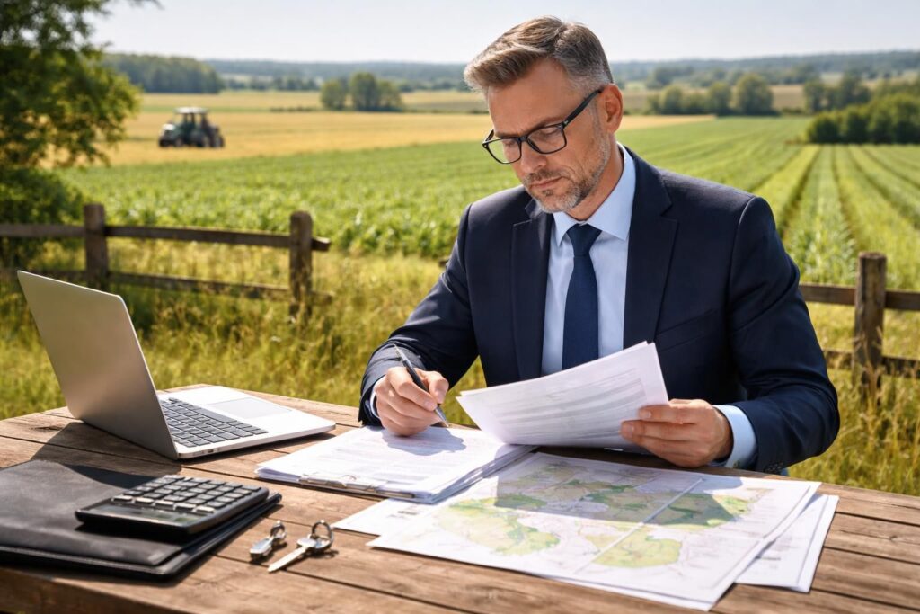 découvrez quels sont les frais de notaire applicables lors de l'achat d'un terrain agricole et comment les calculer pour mieux préparer votre projet immobilier.
